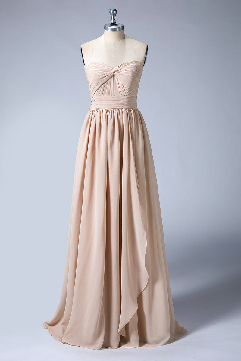 Sweetheart Long Bridesmaid Dresses – Angrila