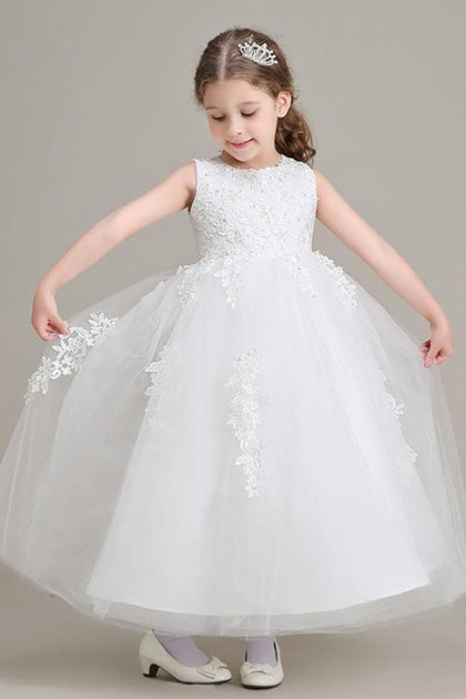 beaded flower girl dresses