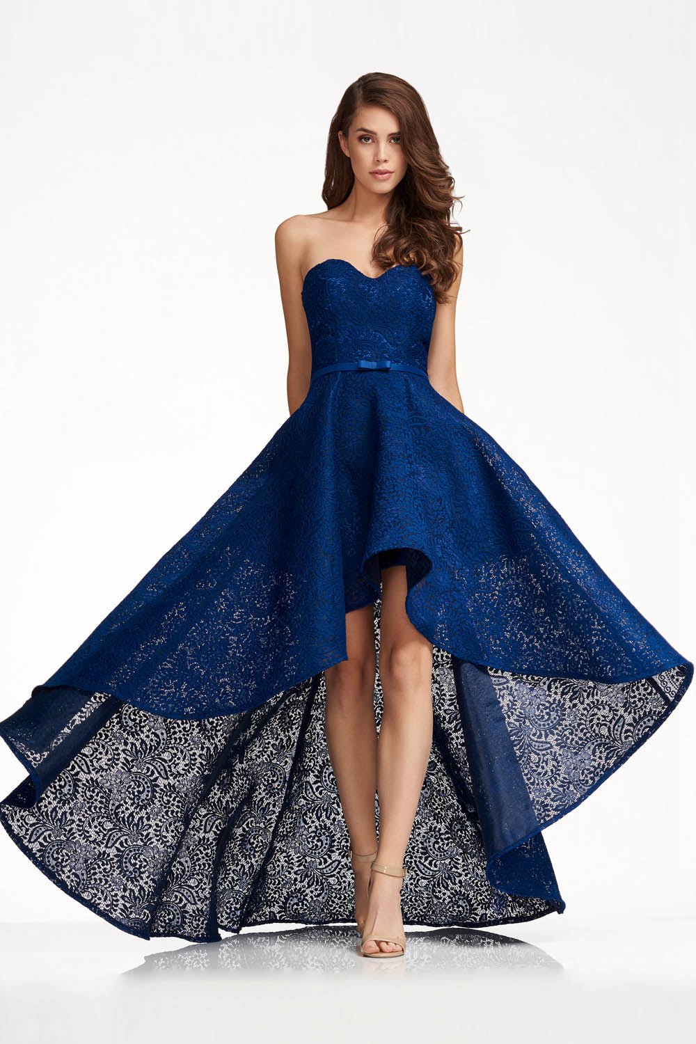 Sweetheart Lace High-low Homecoming Dresses – Angrila