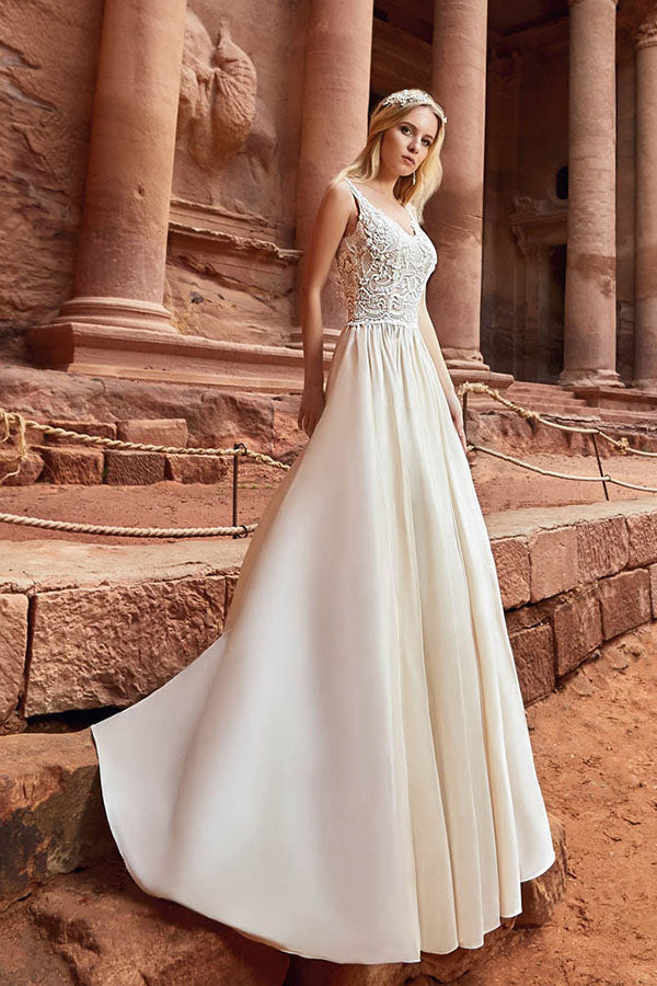 Hot Sale Long Mother of the Bride Dresses 2015 Chiffon V Neck Brides Mothers Dresses For Wedding