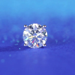 Replacement (single) 0.5 Lab Grown Diamond Earring in 14k White Gold - DBE Jewels, L.L.C. | Official Site | Luxury you can experience.