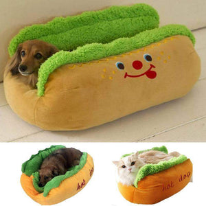 hot dog dog bed