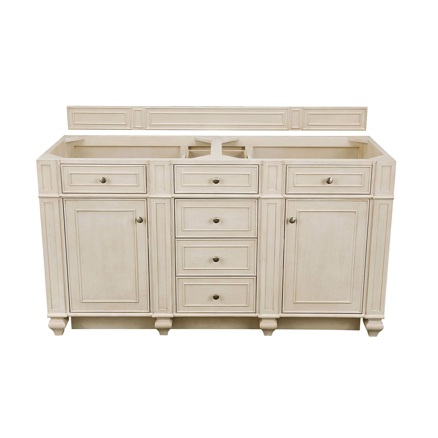 60" Bristol Vintage Vanilla Double Bathroom Vanity