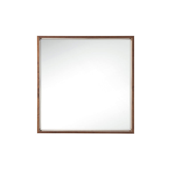 35.4 Milan Square Cube Mirror, Modern Gray Glossy – Vanities Depot