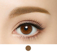 kiss me heavy rotation eyebrow tint natural brown swatch 
