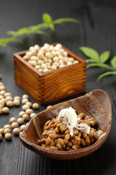 natto - japanese fermented soy beans