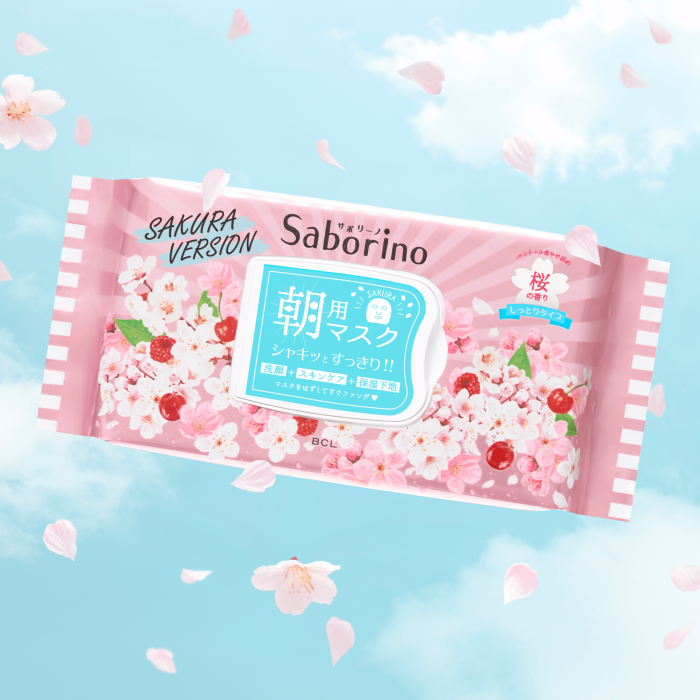 Saborino Cherry Blossom face mask