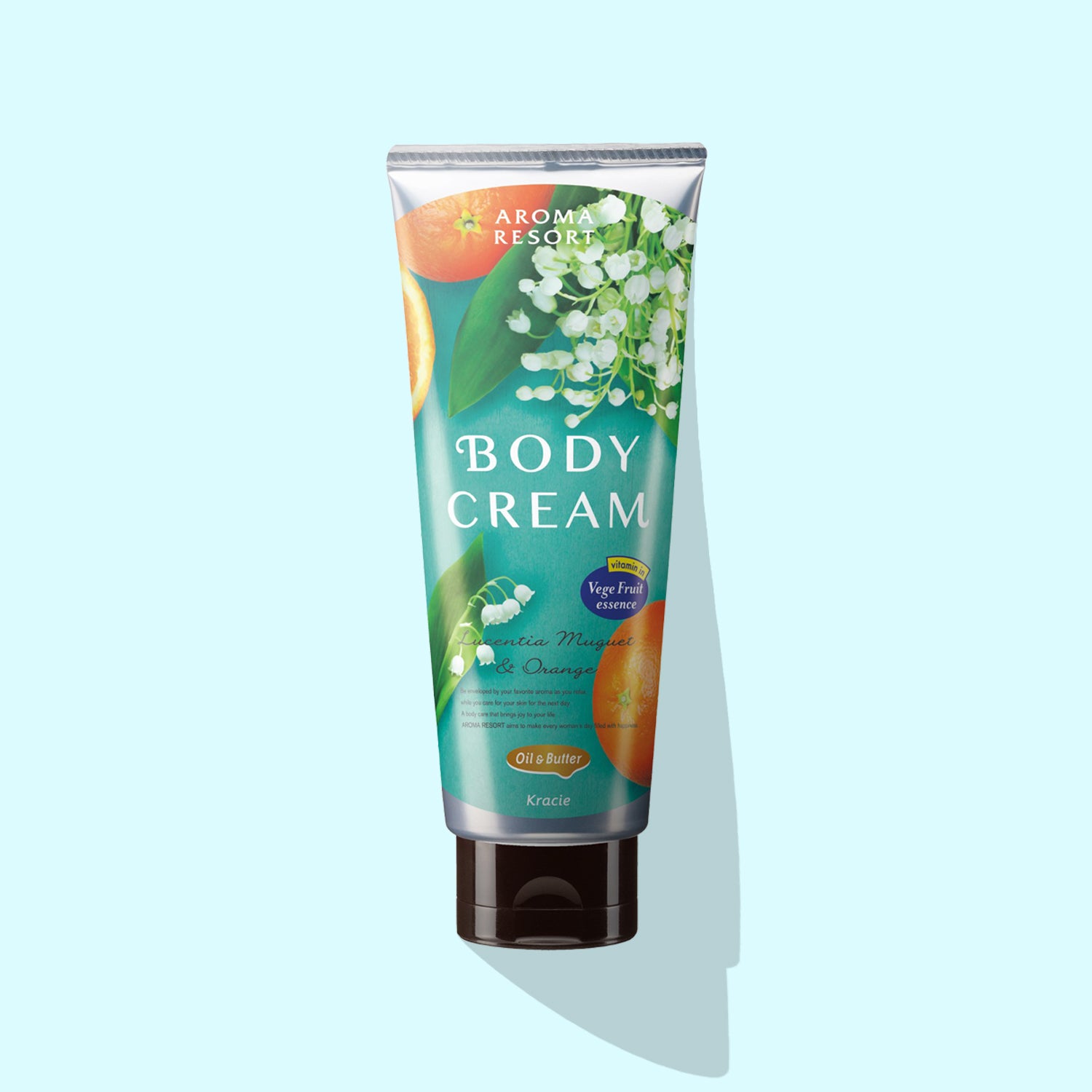 Kracie Aroma Resort Body Cream (Lucentia Muquet&Orange) product