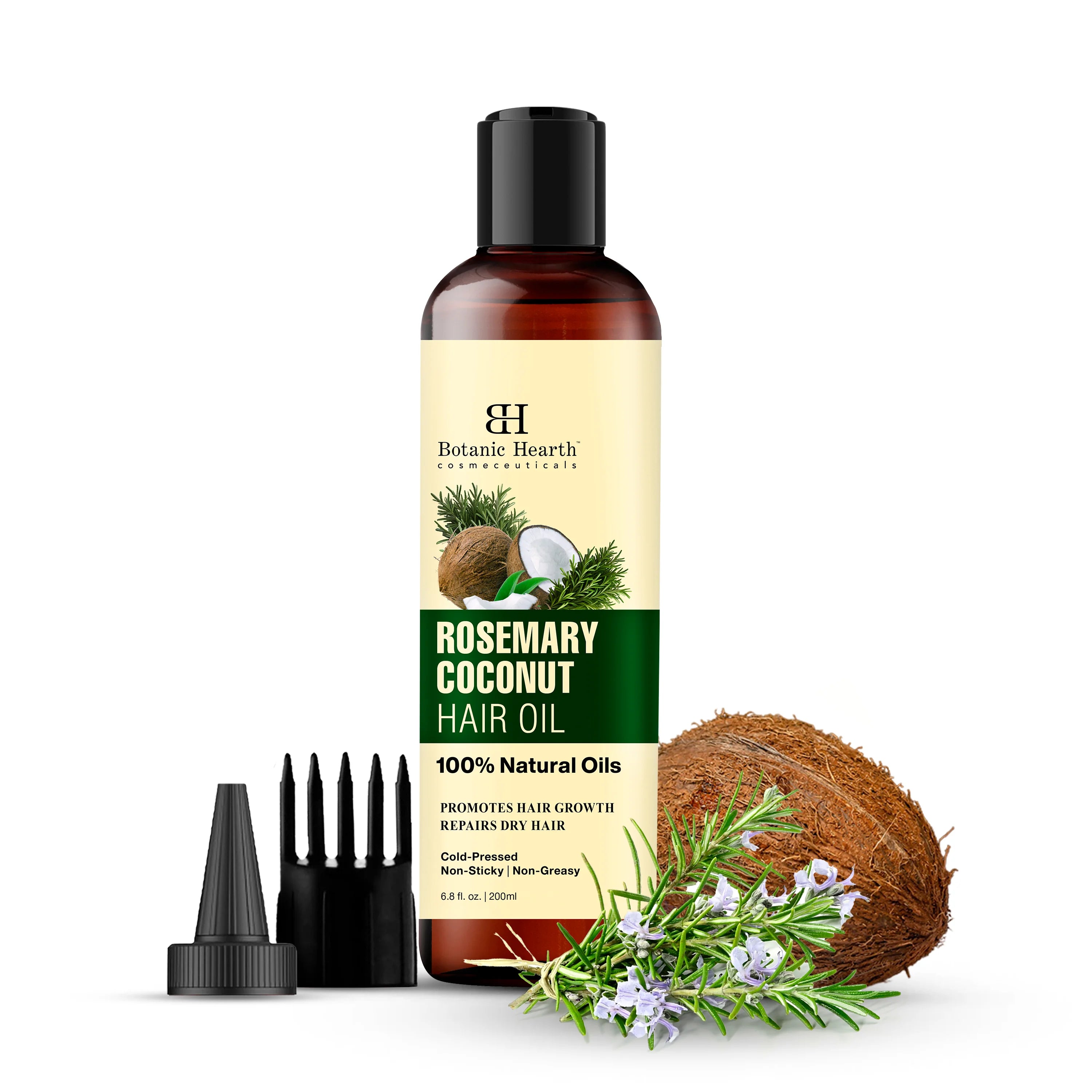 Rosemary Coconut Hair Oil with Avocado Oil and Biotin | 6.7 fl oz