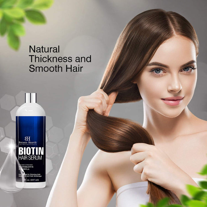 Biotin Hair Growth Serum - Hair Loss Protection | Botanic Hearth