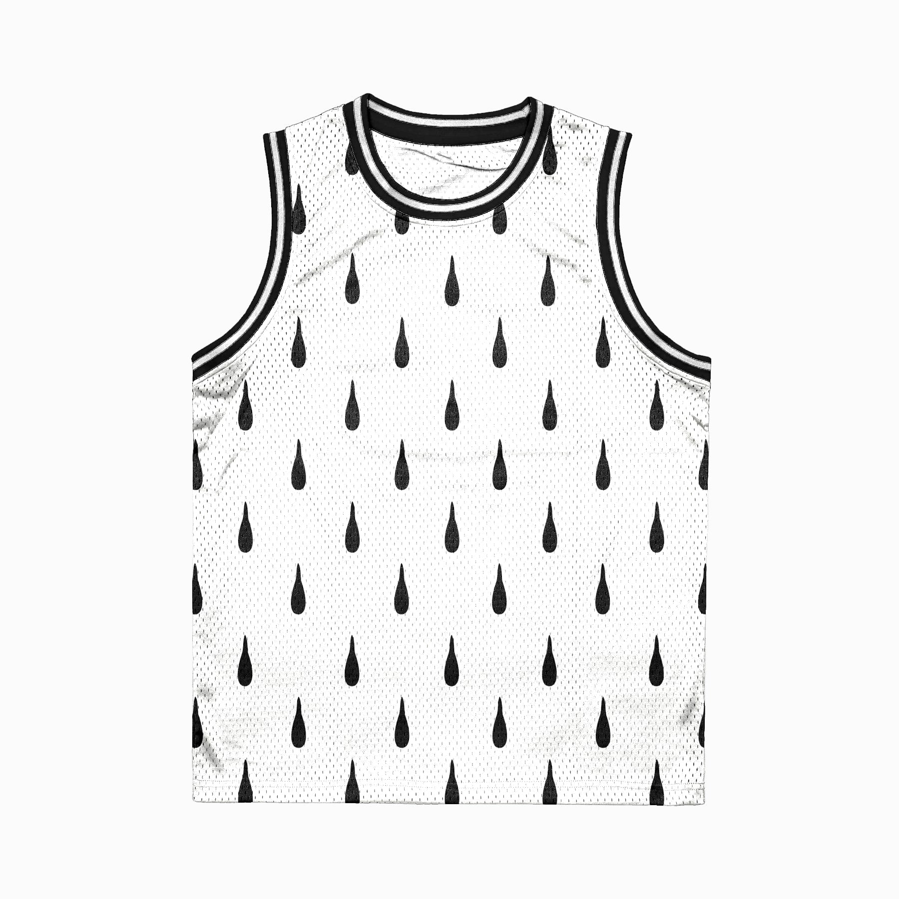 Mista Color Overlap Pattern Basketball Jersey - Anime Wise