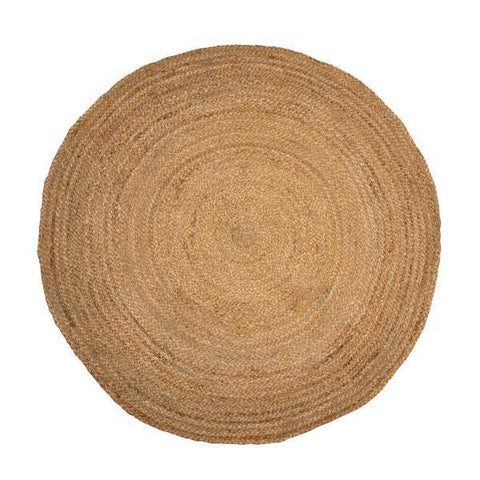 Round Jute Rug you can use as Wall Decor by The Artisen