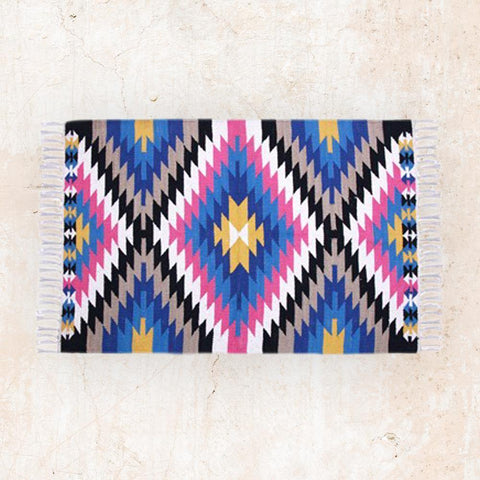 Colorful Floor Rug you can use as Wall Art by The Artisen