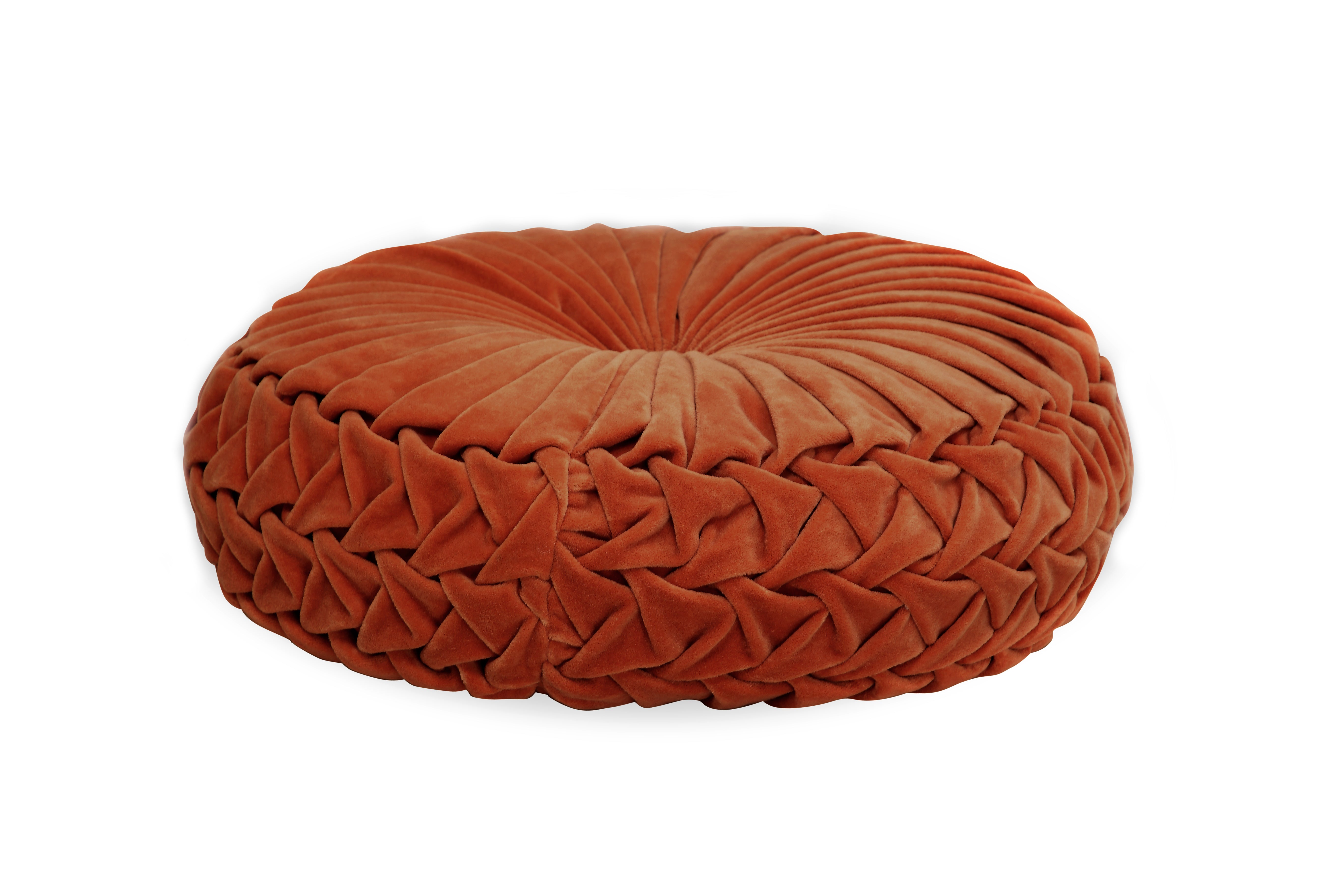 Clay Orange XL Lumbar Bed Pillow - H U N T E D F O X