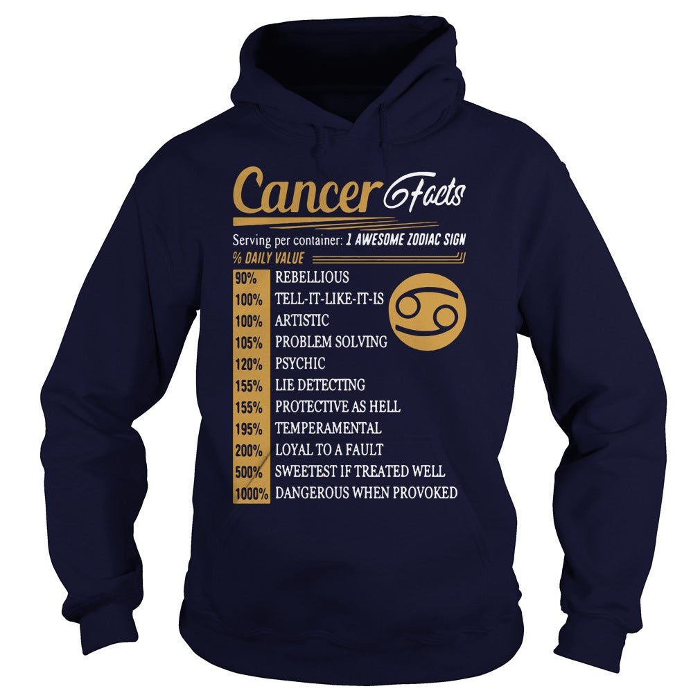 Premium Champion Hoodie ZODIAC GOLD LINE CANCER