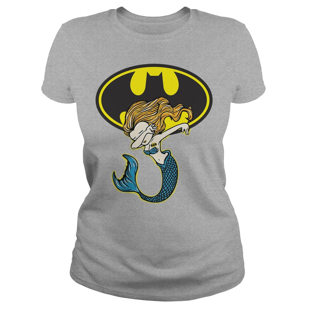 Batman Mermaid Dabbing shirt Women – Alottee