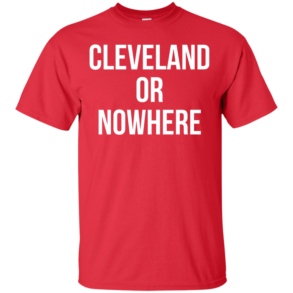 cleveland or nowhere shirt