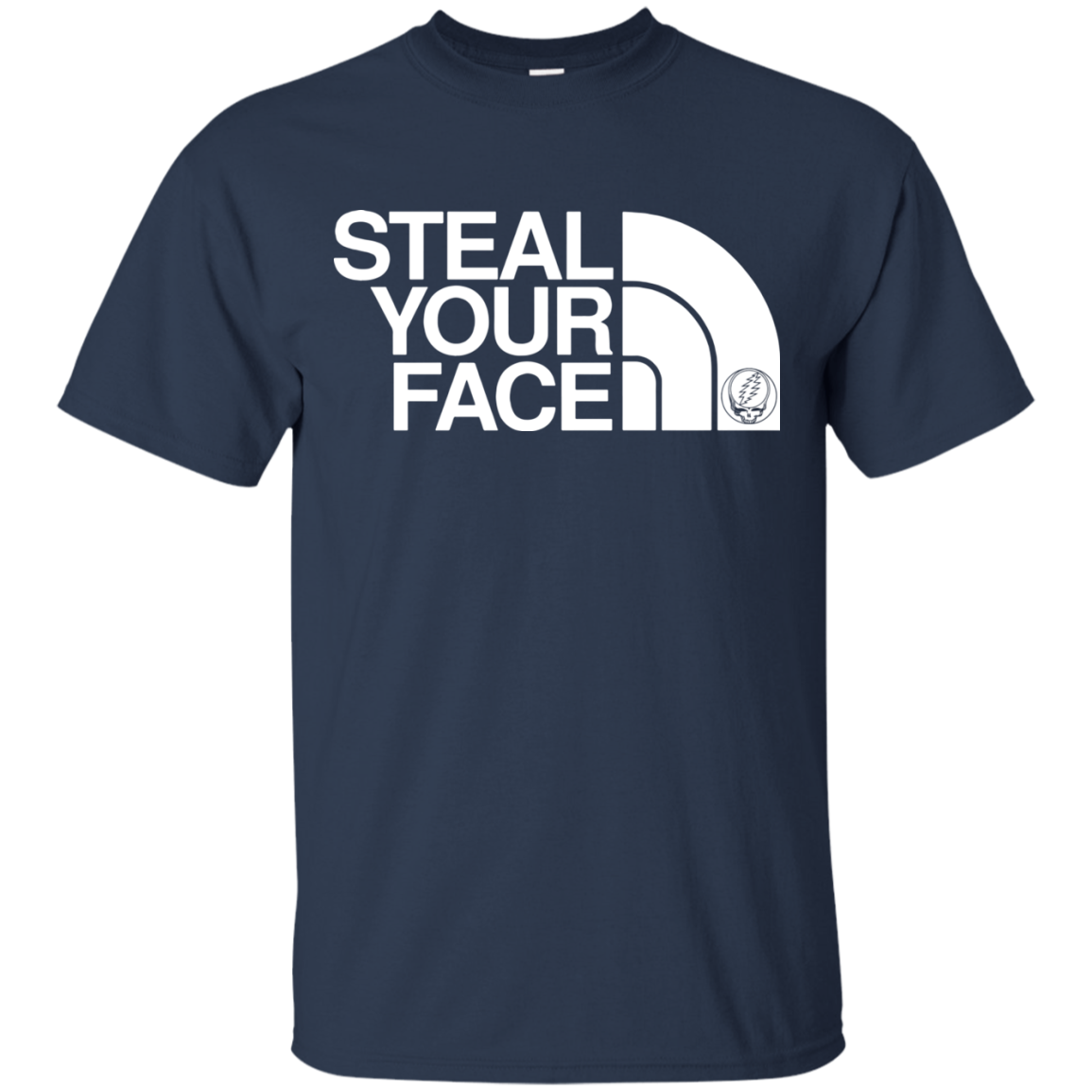 steal your face north face t shirt