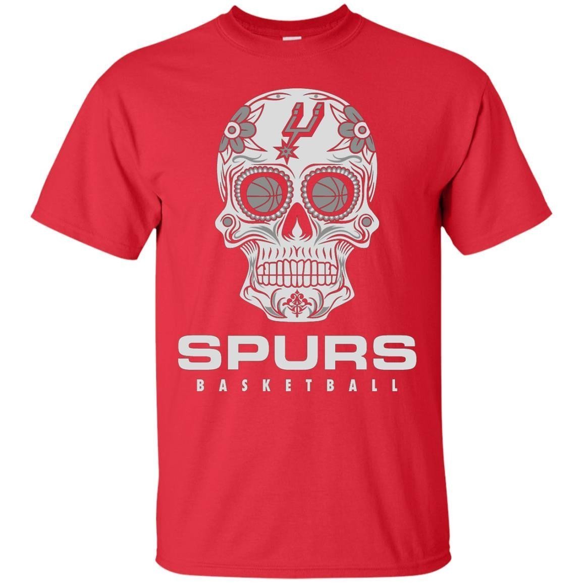 spurs skull shirt