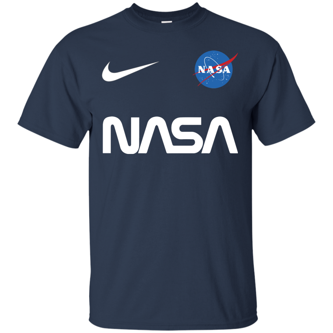 Nasa Astronaut logo Nike funny t shirt 