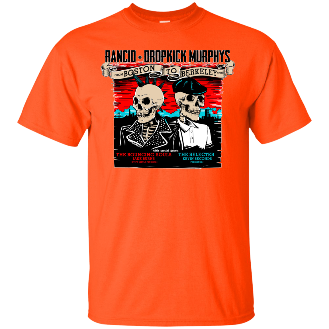 RANCID AND DROPKICK MURPHYS TOUR 2017 T-Shirt Men – Alottee