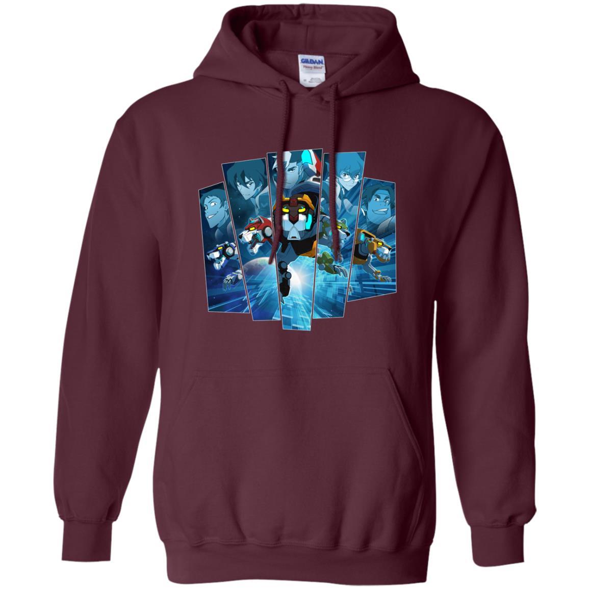 voltron blue lion hoodie