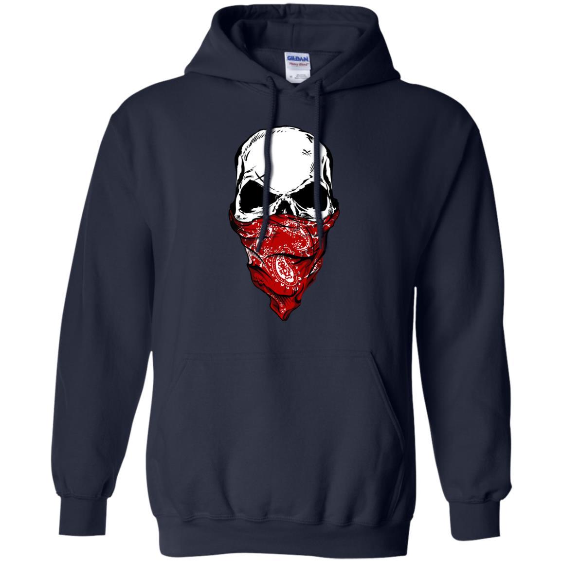 skull face hoodie