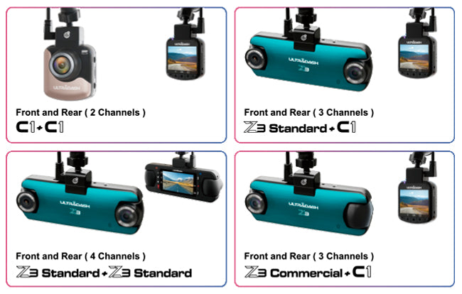 Advanced hardwire kit HW1 mix and match becomes 2 3 4 channels dash cams