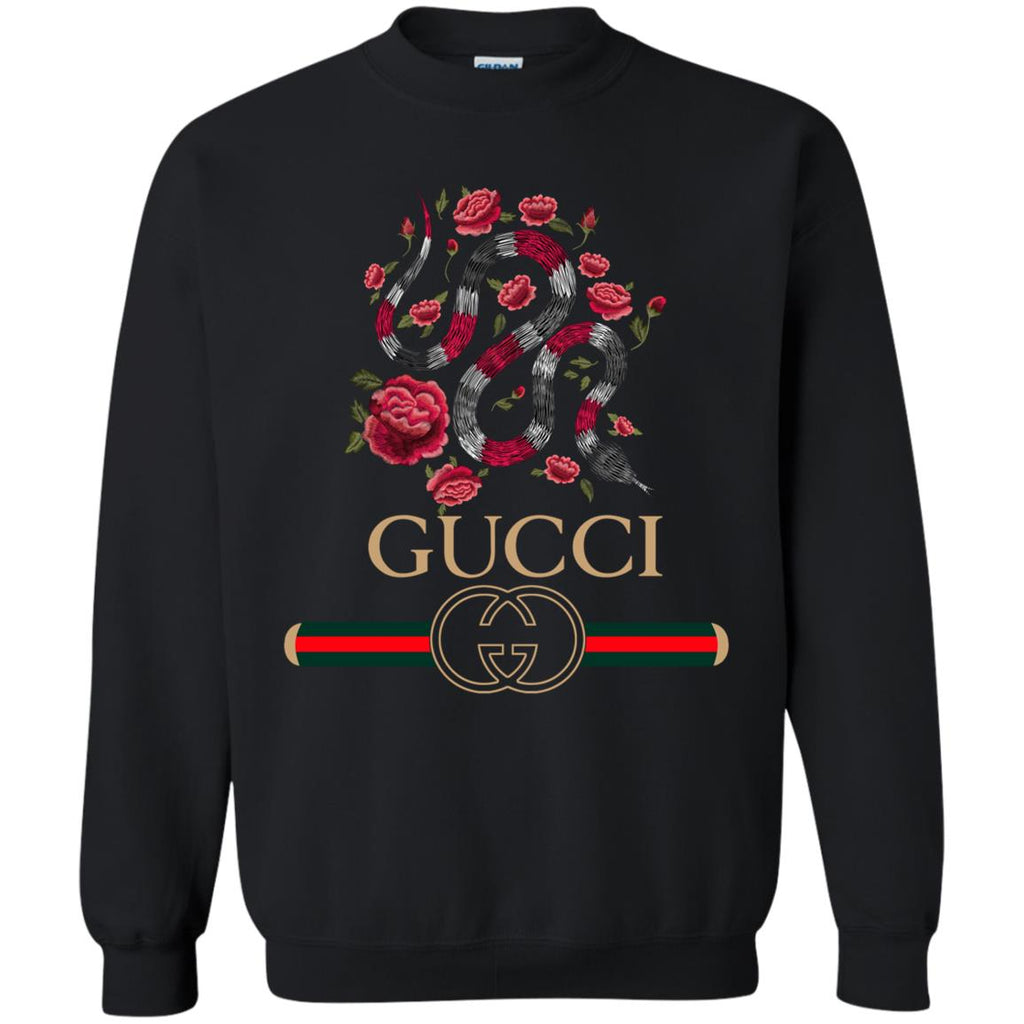 gucci snake crewneck