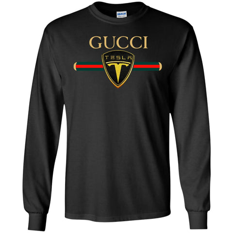 Gucci Tesla T-shirt Men Long Sleeve 