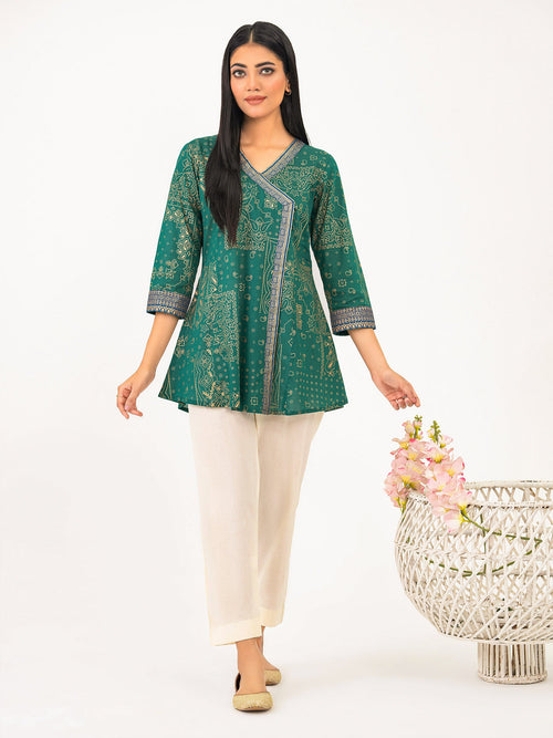 Lawn Kurti-Paste Print (Pret)