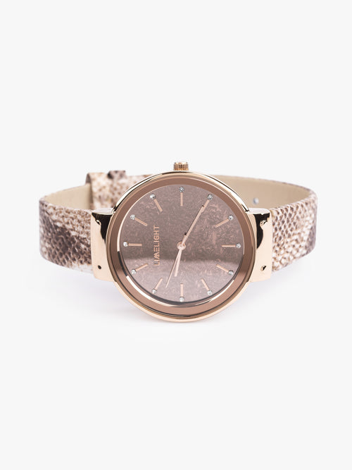 Classic Snake Print Watch