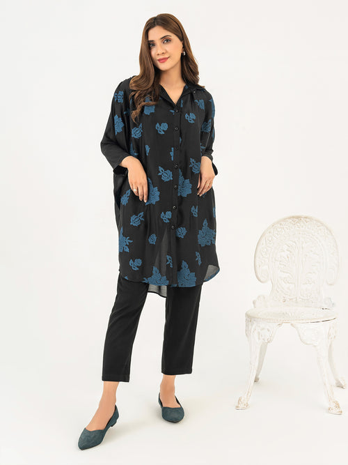 Chiffon Top-Embroidered