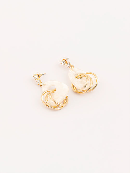 Hoop Drop Earrings