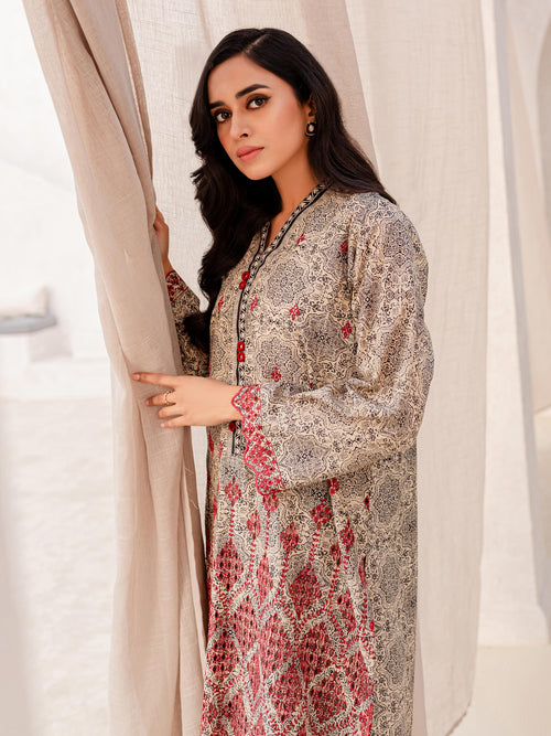 2 Piece Lawn Suit-Embroidered (Unstitched)