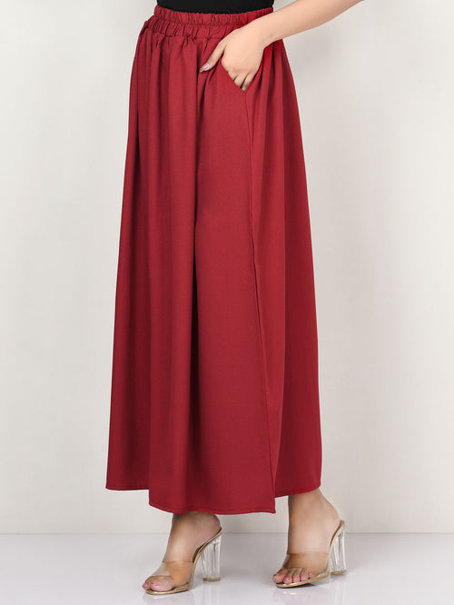 Grip Skirt - Dark Maroon