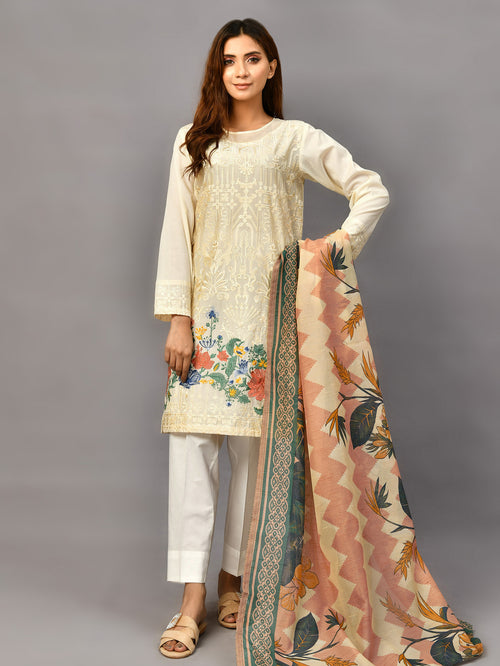 Embroidered Lawn 2Piece Suit