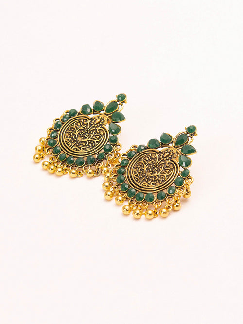 Embellished Antique Jhumkas