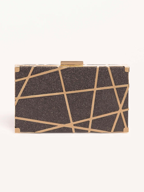 Metallic Box Clutch