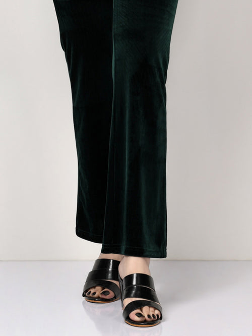 Velvet Trouser - Green