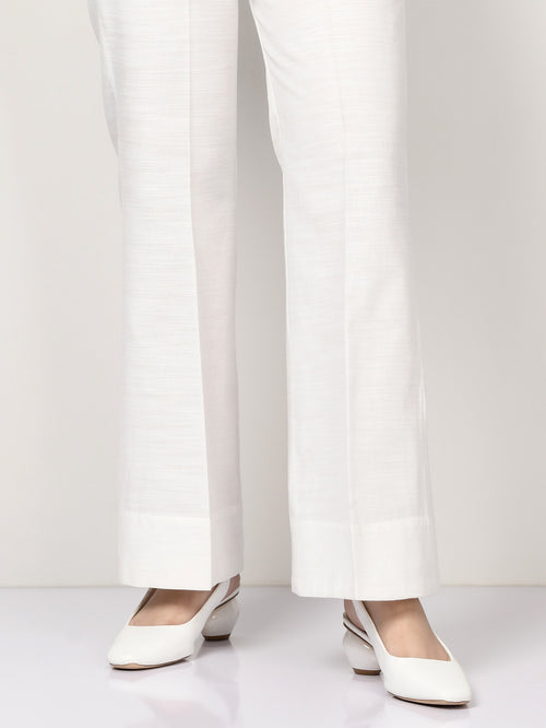 Silk Bootcut Pants