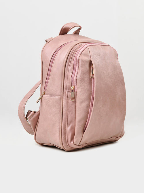 Plain Matte Backpack