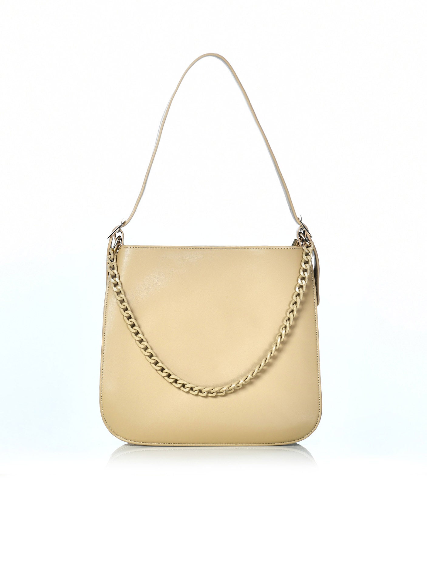 Classic Checkered Bucket Bag Yellow Shoulder Straps, L′ V Designer