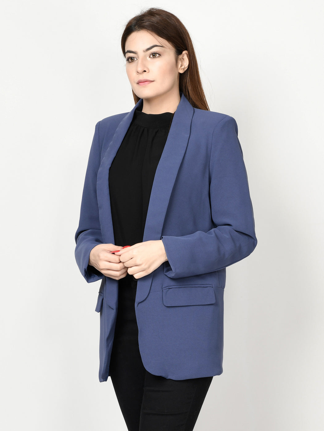 Get Women Winter Collection SALE | Basic Stripped Coat | LIMELIGHT