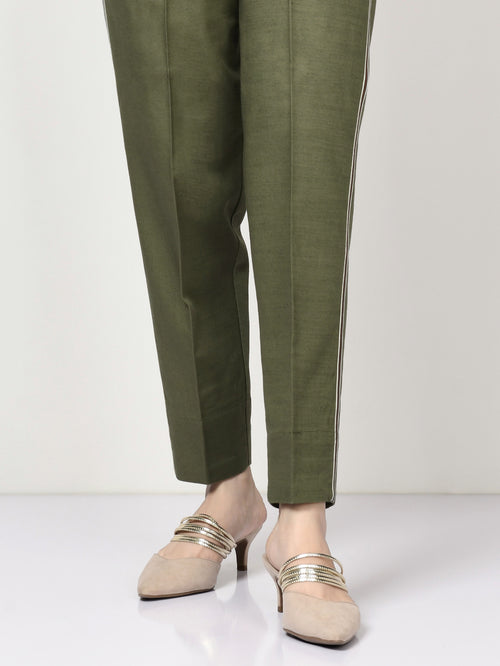 Striped Khaddar Trouser