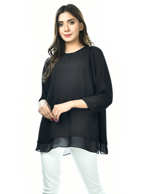 Plain Chiffon Top