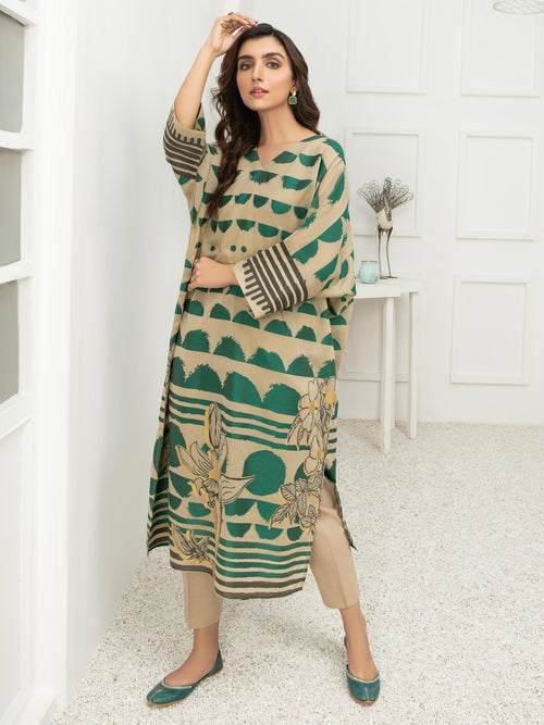 2 Piece Jacquard Suit-Printed (Unstitched)