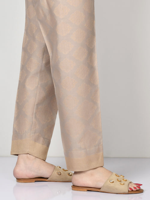 Jacquard Straight Trouser