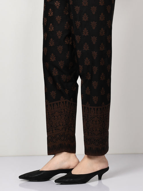 Jacquard Straight Trouser