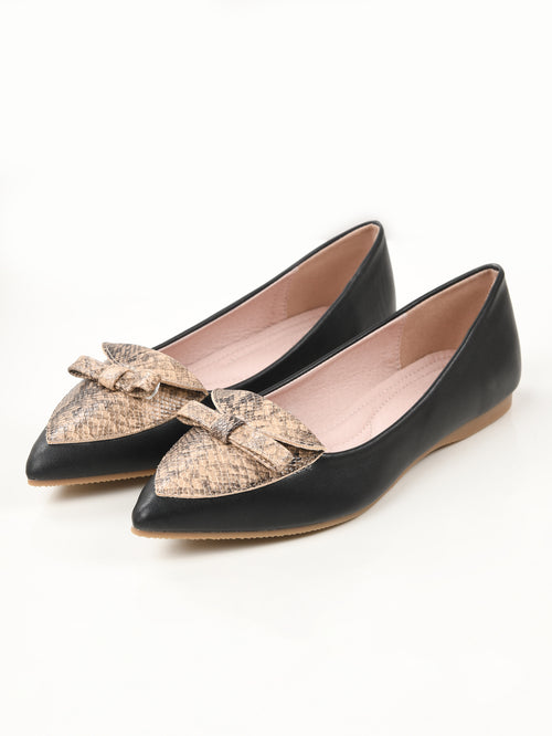 Bow Pumps - Black